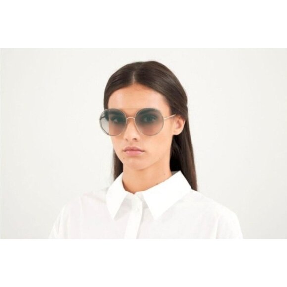NEW  CHLOE SUNGLASSES GOLD WOMEN EYEWEAR CHLOE CH0041S 001